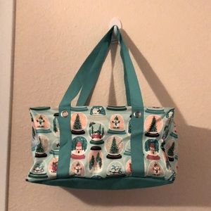 Thirty-one medium Holiday collapsible utility tote